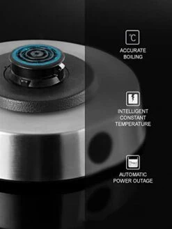 ATAAY Stainless Steel Kettle, Double Wall Cool Touch, Fast Boiling Heater, Keep Warm Function For Office -KitchenAid Shop 31Q4lXpl9eL