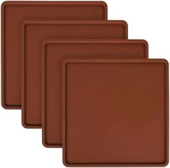 4 PCS 14x14 Inch Silicone Dehydrator Mats With Edge Square Silicone Sheets Non-stick Silicone Fruit Trays Reusable Fruit Leather Trays For Dehydrator High Temperature Resistance Roll Up Trays For Fruits Meat Vegetables Herbs 17 4 PCS 14x14 Inch Silicone Dehydrator Mats With Edge Square Silicone Sheets Non-stick Silicone Fruit Trays Reusable Fruit Leather Trays For Dehydrator High Temperature Resistance Roll Up Trays For Fruits Meat Vegetables Herbs -KitchenAid Shop 31Q7R7RfILL. AC