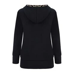 VODMXYGG Winter Coats For Women Plus Velvet Thicker Hooded Sweatshirt Leopard Zipper Over Outwear -KitchenAid Shop 31Q9Cc0sQ0L