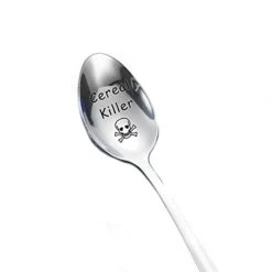 Cereal Killer Engraved Spoon Gift For Kids Men Women Funny Cute Cereal Lovers Gift For Birthday Thanksgiving Day Christmas Gifts