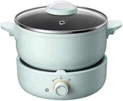 HYDZQ Electric Hot Pot Electric Boiling Pot Household Split Multifunctional Electric Frying And Cooking Integrated Pot Small Small Electric Pot (Size : Double Layer) -KitchenAid Shop 31Qr0ePpDpL. AC