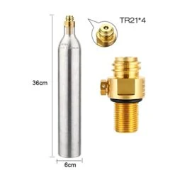 Soda Bottle Adapter,TR21-4 Brass Valve For Soda Cylinder M18*1.5 Thread Replacement Valve Co2 Cylinder Aerator Brewing Accessories -KitchenAid Shop 31QspHPxC2L