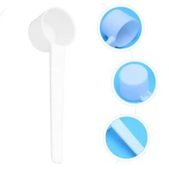 50pcs 5g Measuring Spoon Mini Supoon Kids Spoons Mini Spoon Coffee Scoop Small Measuring Scoop Mini Measuring Spoon Spoon Set Household Coffee Scoops Reusable Coffee Scoops Newborn