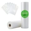 Vacuum Sealer Bags For All Food Vacuum Sealer Machine, 2 Pack 8" X 16' Vac Sealer Rolls, Commercial Grade BPA Free Material For Sous Vide & Saver Storage 1 Vacuum Sealer Bags For All Food Vacuum Sealer Machine, 2 Pack 8" X 16' Vac Sealer Rolls, Commercial Grade BPA Free Material For Sous Vide & Saver Storage -KitchenAid Shop 31RAtldpnsL