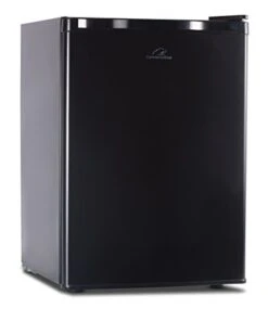 R26B Compact Single Door Refrigerator And Freezer, 2.6 Cu. Ft. Mini Fridge, Black