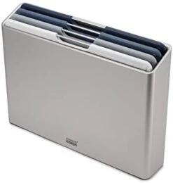 Joseph Joseph Folio Plastic Cutting Board Set With Storage Case Color-Coded Easy-Access Design Dishwasher Safe Non-Slip, Small, Graphite 23 Joseph Joseph Folio Plastic Cutting Board Set With Storage Case Color-Coded Easy-Access Design Dishwasher Safe Non-Slip, Small, Graphite -KitchenAid Shop 31RqzSTzZhL. AC