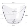 Ice Buckets For Parties - Ice Bucket - 3.5 Liter Clear Acrylic Champagne Bucket With Easy-to-Carry Handles - Good For Up To 2 Wine Or Champagne Bottles (2 Pack) -KitchenAid Shop 31RwZWgHBFS