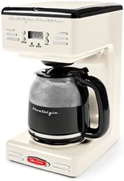Retro 12-Cup Programmable Coffee Maker, Yellow -KitchenAid Shop 31S7xoZLFdL. AC