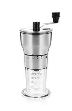 428802 GrandChef Coffee Grinder, Stainless Steel, Silver, 22.5 Cm