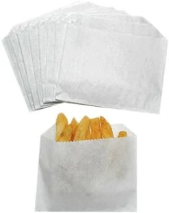 Grease Resistant Serving Bag With Side Gusset, Foil Lined Retains Heat For Outdoor Entertaining, Hot Dog Bag, Pack Of 25 -KitchenAid Shop 31SUiGCweKL. AC