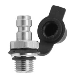 YOUTHINK Co2 Valve Connector,Male Stainless Steel Soda Water Bottle Parts With Gasket Adapter Filling Refill Valve Connector Accessories For Replacement Soda Club Homebrewing