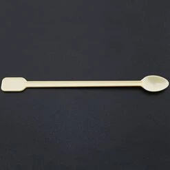 200pcs Disposable Coffee Stirring Spoons Food Grade Plastic Coffee Dessert Cake Spoons Tea Coffee Ice Cream Stick Stirring Bar Disposable Spoons, Yellow -KitchenAid Shop 31Sc8bPEGRL