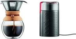 Bodum Pour Over Coffee Maker With Permanent Filter, 1 Liter, 34 Ounce, Black Band -KitchenAid Shop 31Sr4ePnsXL. AC
