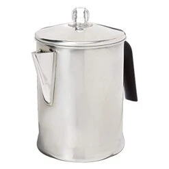 Today Aluminum Stove Top Percolator Maker Durable, Brew Coffee On Stovetop, 9 Cup