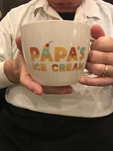 On Caffeine Gifts For Papa – Papa’s Ice Cream Bowl And Engraved Spoon Papa’s Ice Cream Shovel – Ideal Father’s Day Gift, Christmas Gift Or Birthday Gift (Papa) 4 On Caffeine Gifts For Papa – Papa’s Ice Cream Bowl And Engraved Spoon Papa’s Ice Cream Shovel – Ideal Father’s Day Gift, Christmas Gift Or Birthday Gift (Papa) - Image 2