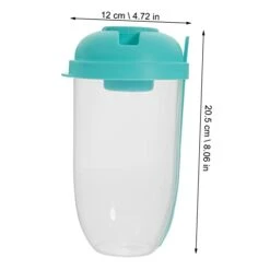 2pcs Salad Cup Plastic To Go Containers To Go Containers With Lids Fruit Cups With Lid Vegetable Salad Cups Fresh Salad Cup Salad Shaker Cup Vegetable Cups For Outdoor Shaker Cups