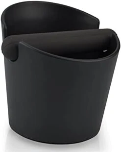 HOMEE Coffee Knock Box 4.8 Inch Shock-Absorbent Durable Barista Style Knock Box With Removable Knock Bar And Non-Slip Base Gift (Round) -KitchenAid Shop 31U6ecHkqeS. AC