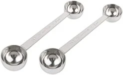 RP Remarkable Power, 4 Pack 30 Ml Silver Stainless Steel Coffee Measuring Scoops With Long Handle 2 Tablespoon Long Handle Spoons -KitchenAid Shop 31UCQmyWwuL. AC