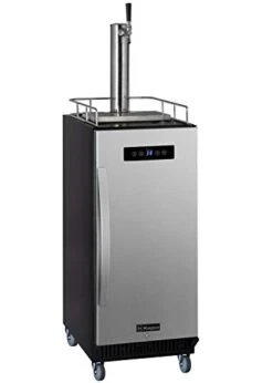 Kegco HBK15BSR Kegerator, 15" Wide, Stainless Steel -KitchenAid Shop 31UEtHDaNZL
