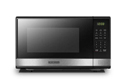 Black & Decker EM031MB11 Digital Microwave Oven With Turntable Push-Button Door, 1000W,1.1cu.ft, Stainless Steel & 4-Slice Toaster Oven With Natural Convection, Stainless Steel, TO1760SS 3 Black & Decker EM031MB11 Digital Microwave Oven With Turntable Push-Button Door, 1000W,1.1cu.ft, Stainless Steel & 4-Slice Toaster Oven With Natural Convection, Stainless Steel, TO1760SS