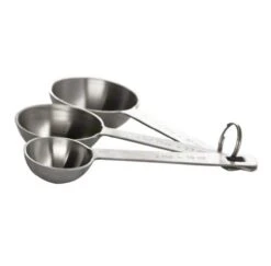 Set Of 3 Heavyweight Steel Extra Large Measuring Spoons [Set Of 3]