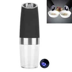 Electric Salt Grinder, Transparent Kitchen Salt Mill Grinder Automatic For Sea Salt -KitchenAid Shop 31UwjdtR20L 1