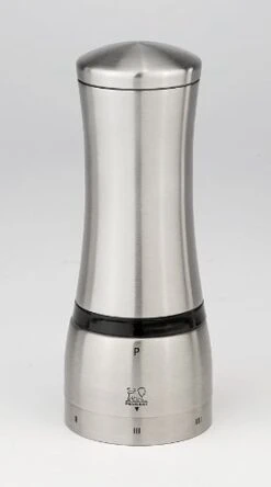 Peugeot Mahe U'Select Shaftless 6.5 Inch Salt Mill, Stainless Steel