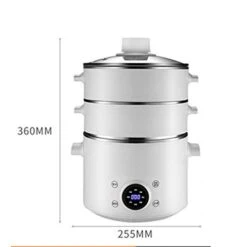GHGHF Electric Steamer Multifunctional Small Household Automatic Power-off Steaming Artifact Steamer Steamer -KitchenAid Shop 31VDHWDNMbL