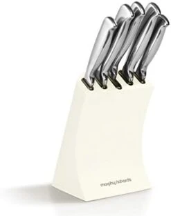 Morphy Richards 5 Piece Knife Block-Ivory Cream, 15.3 X 13.3 X 32.8 Cm -KitchenAid Shop 31VqWwlmXbL. AC