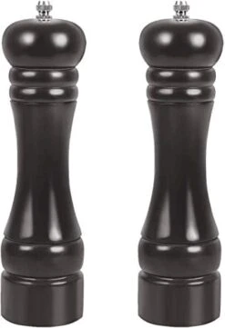 Professional Salt And Pepper Grinder Set, Adjustable Coarseness Premium Wood Salt And Pepper Mill With Ceramic Core Salt Grinder - 8 Inch Pack Of 2 8 Professional Salt And Pepper Grinder Set, Adjustable Coarseness Premium Wood Salt And Pepper Mill With Ceramic Core Salt Grinder - 8 Inch Pack Of 2 -KitchenAid Shop 31W0 Hfu9QL. AC