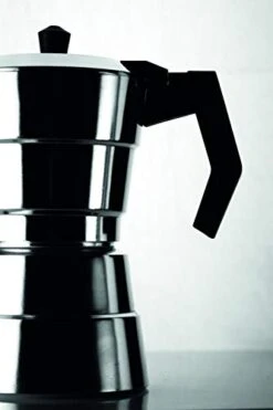 Alluflon Buongiorno Coffee Maker, 6 Cups, Aluminium