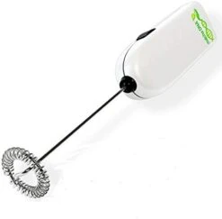 AtchaDNA Milk Frother - Handheld Battery Operated Electric Foam Maker For Bulletproof Coffee, Lattes, Cappuccino, Hot Chocolate, Sleek Drink Mixer (Round Tip 1 Pack) -KitchenAid Shop 31WLUQLpZlL. AC