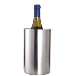 Kitchen Craft Barcraft Stainless Steel Double Walled Wine Cooler- Gift Boxed