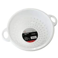 Select Plastic Deep Colander, 11x5 Inch 5 Quart, White