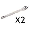 Measuring Spoons 1/4 Teaspoon Stainless Steel Single 5" L Spoon (2-Pack),Silver -KitchenAid Shop 31WuTD90Z9L