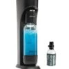 OmniFizz Sparkling Water And Soda Maker, Carbonates Any Drink, With 3 Oz CO2 Test Cylinder (Matte Black)