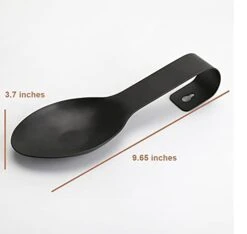 Poon Rest Stainless Steel Black Kitchen Utensil Holder For Stove Top -KitchenAid Shop 31XCtuLkhdS