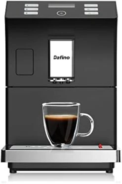 -205 Fully Automatic Espresso Machine, One Touch Coffee Machine With Manual Milk Frother For Cappuccino & Latte, Stainless Steel, Black -KitchenAid Shop 31XWON3ycPL. AC