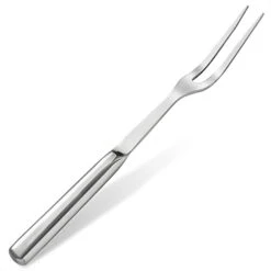 Browne Two Pronged Fork Tine Elite - 11 Inch Kitchen Forks Carving Fork For Meat Stainless Steel Kitchen Utensils Meat Fork Carving - Silver Heavy Duty Serving Fork Carving Set Meat Forks For Kitchen