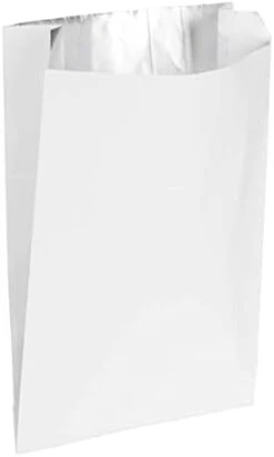 Grease Resistant Serving Bag With Side Gusset, Foil Lined Retains Heat For Outdoor Entertaining, Hot Dog Bag, Pack Of 25 -KitchenAid Shop 31XfDFvgfLL. AC