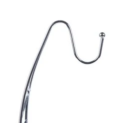 XZACT Fruit Basket Fruit Bowl With Banana Hook 43cm Tall, Wired Fruit Rack/ Banna Stand Hanger - Silvery Chrome Finish -KitchenAid Shop 31XogU2kD3L