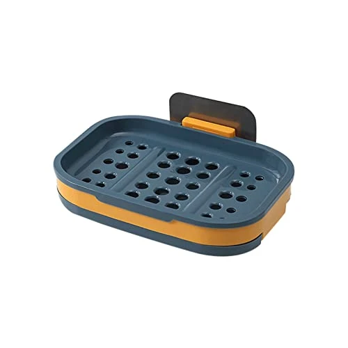 AKAAYU Drainage Soap Box Soap Holder 1 Pack, Travel Soap Container With Lid, Portable Bar Soap Holder, Leakproof Soap Box With Perforations, Soap Dishes For Traveling, Camping, Gym 3 AKAAYU Drainage Soap Box Soap Holder 1 Pack, Travel Soap Container With Lid, Portable Bar Soap Holder, Leakproof Soap Box With Perforations, Soap Dishes For Traveling, Camping, Gym