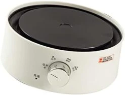 Electric Hot Plate, Safe Mini Electric Stove PP Efficient 360 Degree Vertical Heating Uniform Heating Far Infrared Heating Round Body For Tea (White) -KitchenAid Shop 31Z7YigC3LL. AC