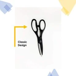 Kitchen Shears With Stainless Stell Blade, Heavy Duty Stainless Steel Scissors For Herbs, Chicken, Meat & Vegetables, Dishwasher Friendly Black Handle -KitchenAid Shop 31ZFqYBY1aL