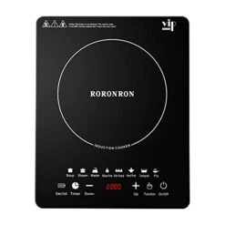 2200W Portable Induction Cooktop Electric Cooktop Countertop Burner Electric Induction With LCD Touch Screen Sensor And Digital Timer