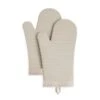 KitchenAid Ribbed Soft Silicone Oven Mitt Set, 7"x13", Milkshake 2 Count -KitchenAid Shop 31ZzJHXQ5UL