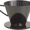 Pour-Over Reusable Coffee Brewing Cone With Gold-Toned Mesh Permanent Coffee Filter, Number 4-Size, Black 2 Pour-Over Reusable Coffee Brewing Cone With Gold-Toned Mesh Permanent Coffee Filter, Number 4-Size, Black -KitchenAid Shop 31a9q0qstoL. AC