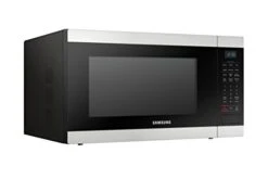 Amsung Electronics Samsung MS19M8000AS/AA Large Capacity Countertop Microwave Oven With Sensor And Ceramic Enamel Interior, Stainless Steel, 1.9 Cubic Feet