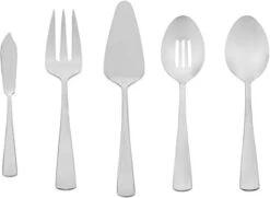 Amazon Basics 5-Piece Stainless Steel Serving Set With Square Edge 8 Amazon Basics 5-Piece Stainless Steel Serving Set With Square Edge -KitchenAid Shop 31aGdYTSdL. AC