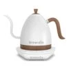 Artisan Electric Gooseneck Kettle, 1 Liter, For Pour Over Coffee, Brewing Tea, LCD Panel, Precise Digital Temperature Selection, Flash Boil And Keep Warm Settings (Pearl All White) -KitchenAid Shop 31aJSiAgyFL